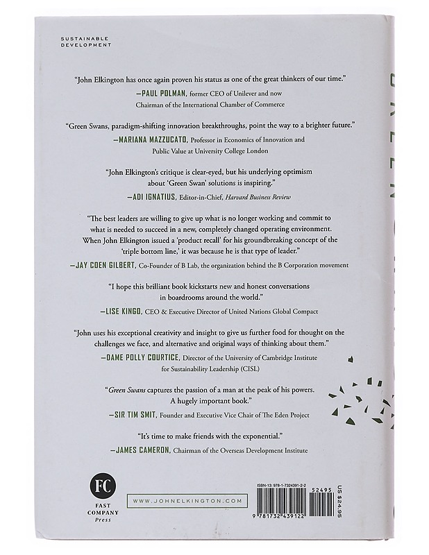 Green swans : the coming boom in regenerative capitalism - Elkington, John - Tietokirjat ja oppaat - 10105500461 - 1