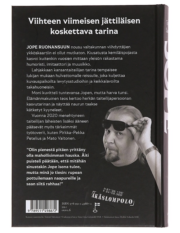 Jope - Tommi Saarela - Elämäkerrat ja muistelmat - 10105500481 - 1