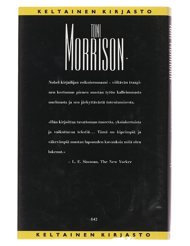 Sinisimmät silmät - Morrison, Toni - Romaanit ja novellit - 10105500533 - 1