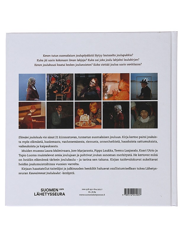 Elämäni joululaulu - Rissanen, Virve - Elämäkerrat ja muistelmat - 10105500560 - 1