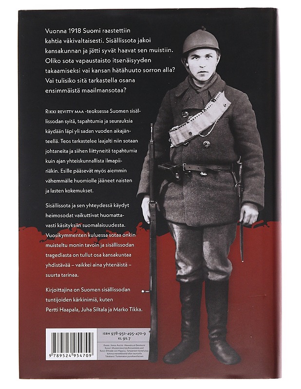Rikki revitty maa : Suomen sisällissodan kokemukset ja perintö - Tepora, Tuomas - Historiakirjat - 10105500570 - 1