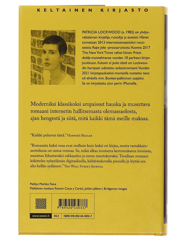 Kukaan ei puhu tästä - Lockwood, Patricia - Romaanit ja novellit - 10105500606 - 1