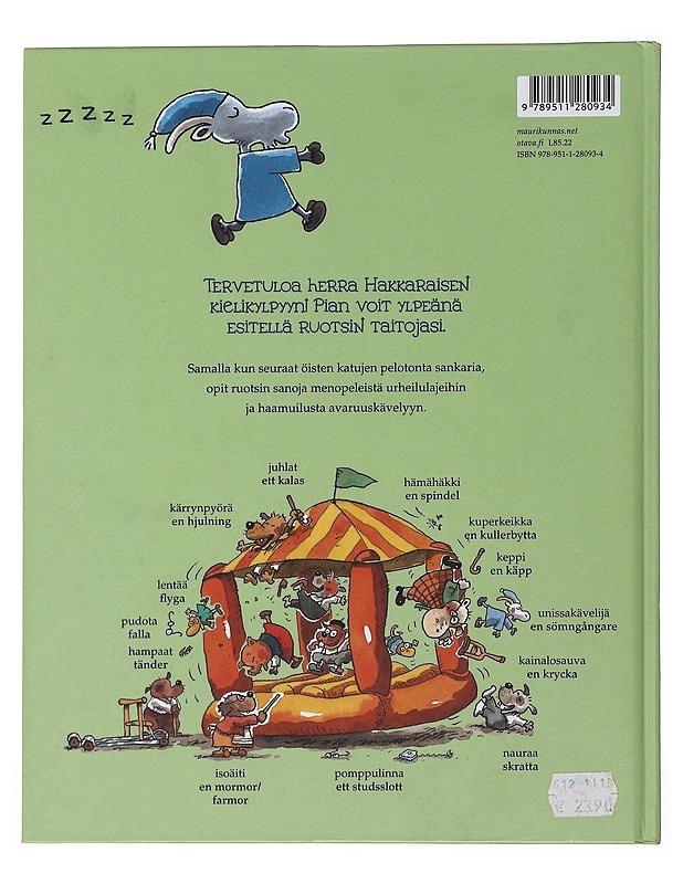 Hullunkurinen kuvasanakirja : suomi-ruotsi - Mauri Kunnas - Lastenkirjat - 10105500617 - 1