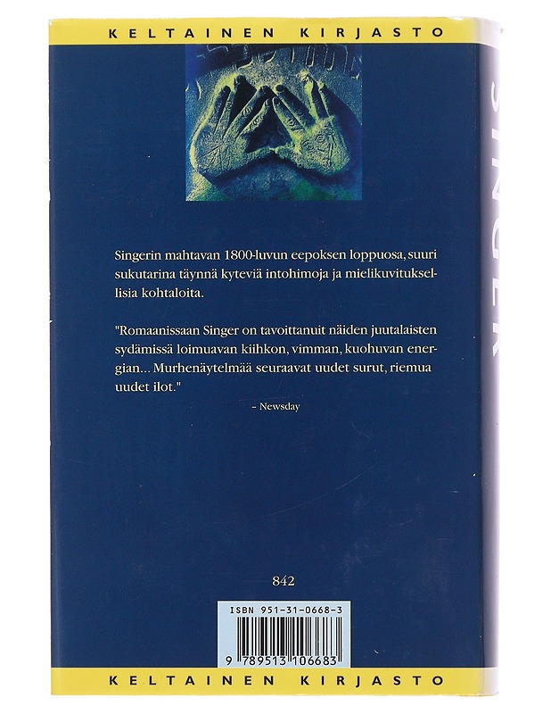 Kaksi maailmaa II : Illan tullen, yön pimeten - Singer, Isaac Bashevis - Romaanit ja novellit - 10105500618 - 1