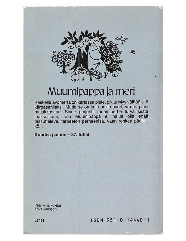 Muumipappa ja meri - Jansson, Tove - Lastenkirjat - 10105500677 - 1