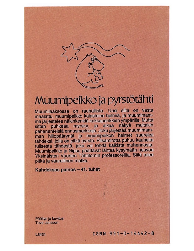 Muumipeikko ja pyrstötähti - Jansson, Tove - Lastenkirjat - 10105500678 - 1
