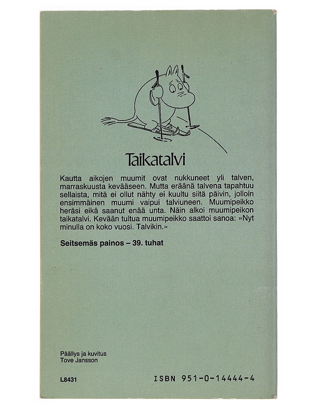 Taikatalvi - Jansson, Tove - Lastenkirjat - 10105500680 - 1