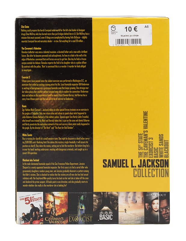 Samuel L. Jackson Collection - DVD - DVD-elokuvat - 10105500732 - 1