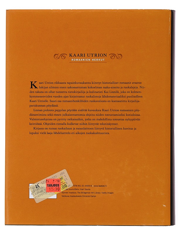 Linnan Pidoista Pappilan Pöytään - Kai Linnilä - Ruokakirjat - 10105500779 - 1