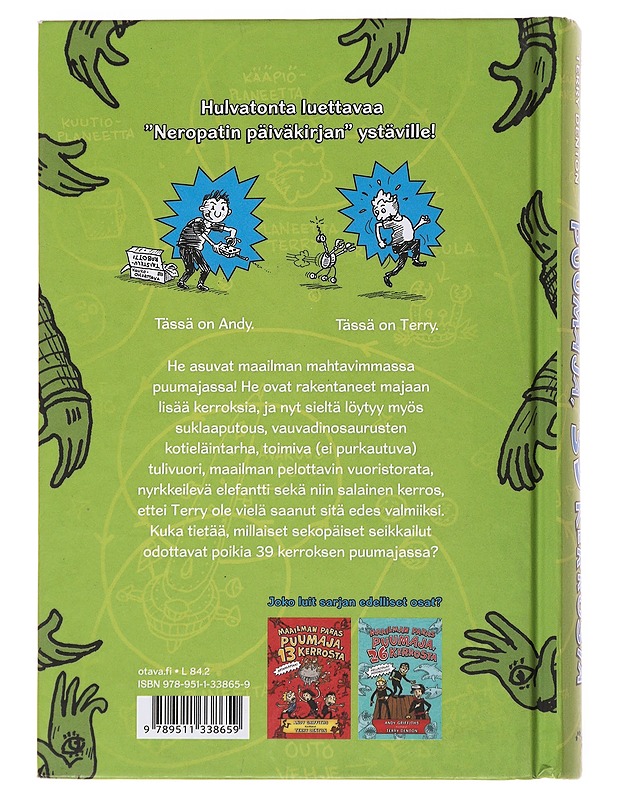 Maailman paras puumaja, 39 kerrosta - Griffiths, Andy - Lastenkirjat - 10105500810 - 1