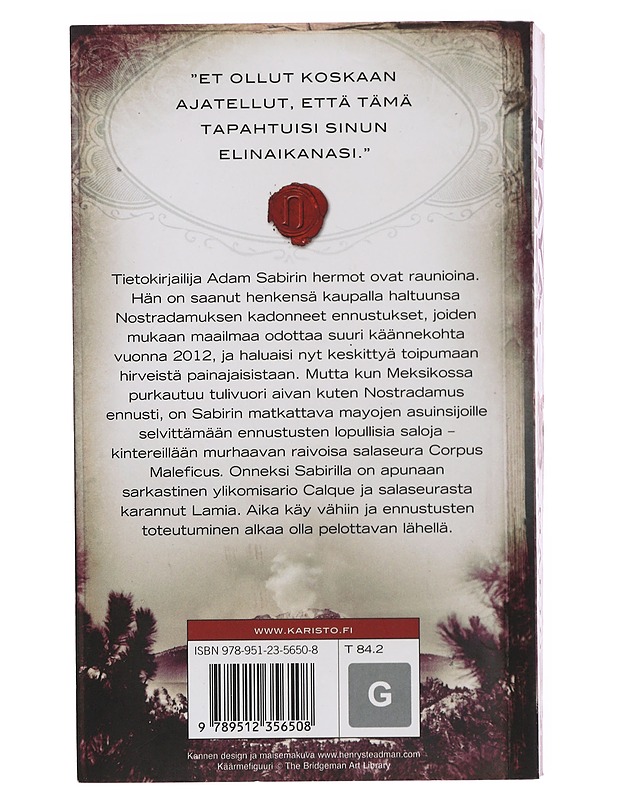 Maya-ennustus - Reading, Mario - Jännitys ja dekkarit - 10105500819 - 1