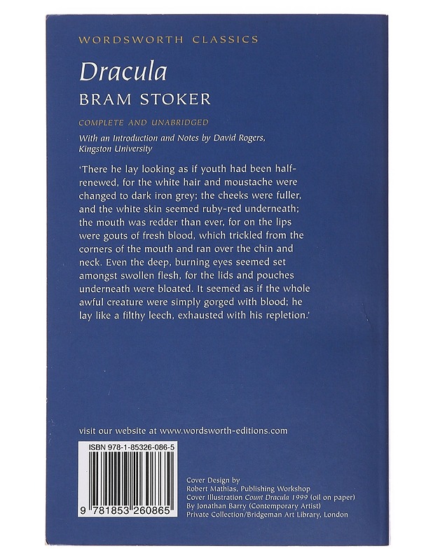Dracula - Stoker, Bram - Romaanit ja novellit - 10105500839 - 1