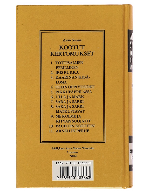 KOOTUT KERTOMUKSET. [11]. ARNELLIN PERHE - ANNI SWAN - Nuorten kirjat - 10105500883 - 1