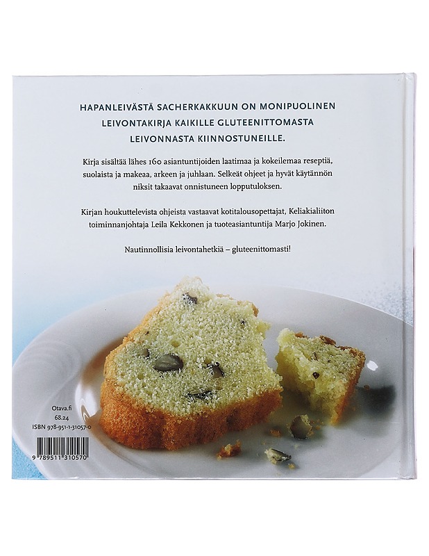 Hapanleivästä sacherkakkuun : gluteenittomia leivonnaisia - Jokinen, Marjo - Kirja lahjaksi - 10105500894 - 1