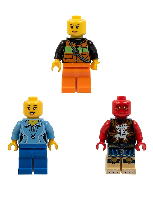 LEGO minifiguuri, 3 kpl - Lasten lelut - 10105500900 - 0