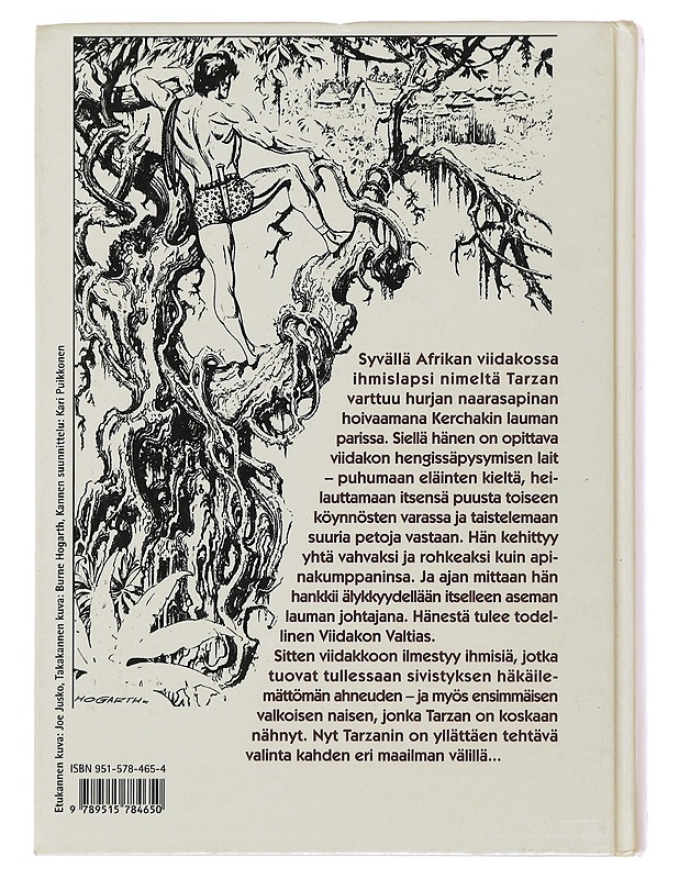 Apinoiden Tarzan - Burroughs, Edgar Rice - Nuorten kirjat - 10105500939 - 1