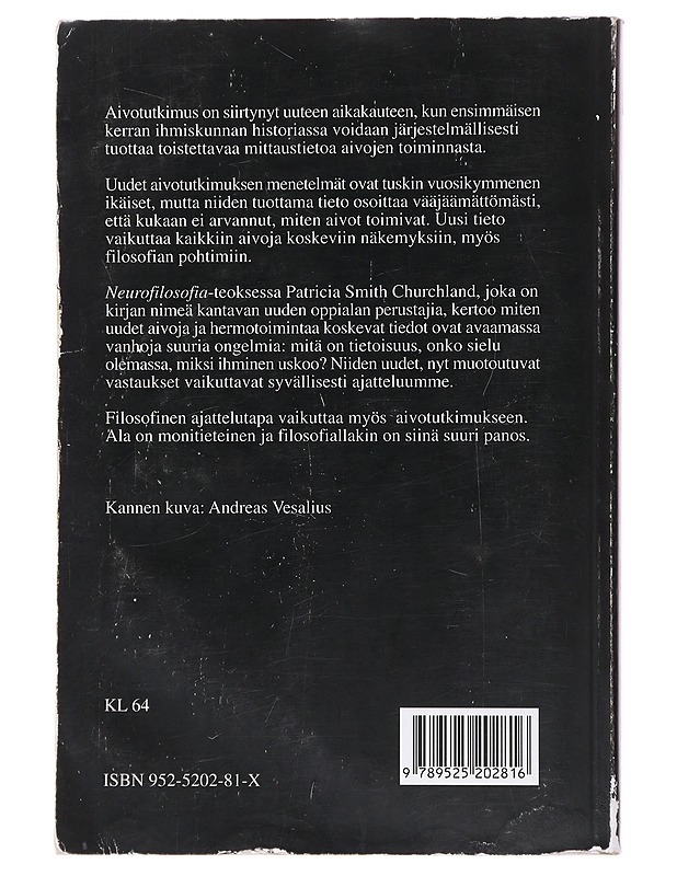 Neurofilosofia - Churchland, Patricia Smith - Tietokirjat ja oppaat - 10105500940 - 1