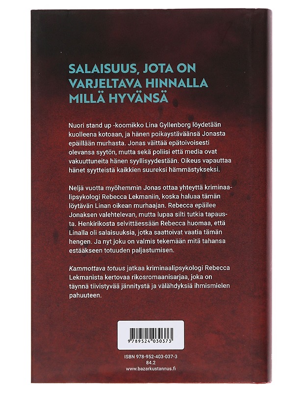 Kammottava totuus - Sten, Camilla - Jännitys ja dekkarit - 10105500991 - 1