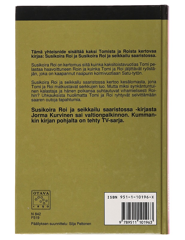 Susikoira Roin seikkailut - Jorma Kurvinen - Nuorten kirjat - 10105500989 - 1