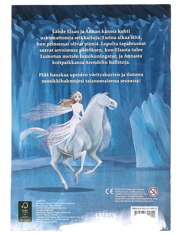Disney Frozen Väritysseikkailu : Värityskirja - Korpela, Vesa - Lastenkirjat - 10105501005 - 1