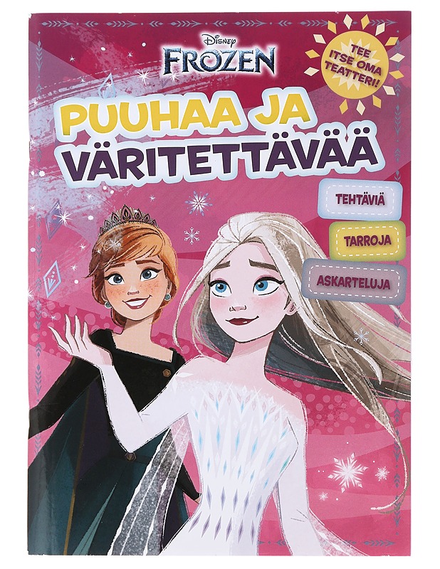Disney Frozen Puuhaa ja väritettävää : Puuhakirja - Korpela, Vesa - Lastenkirjat - 10105501018 - 0