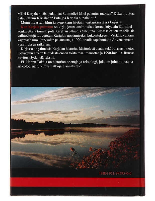 Kun Karjala palautuu - Hannu Takala - Historiakirjat - 10105501037 - 1