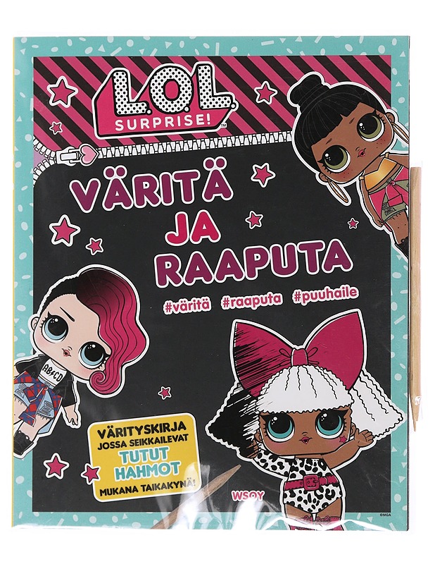 Väritä ja raaputa : L.O.L. Surprise! - Werner Söderström osakeyhtiö - Lastenkirjat - 10105501047 - 0