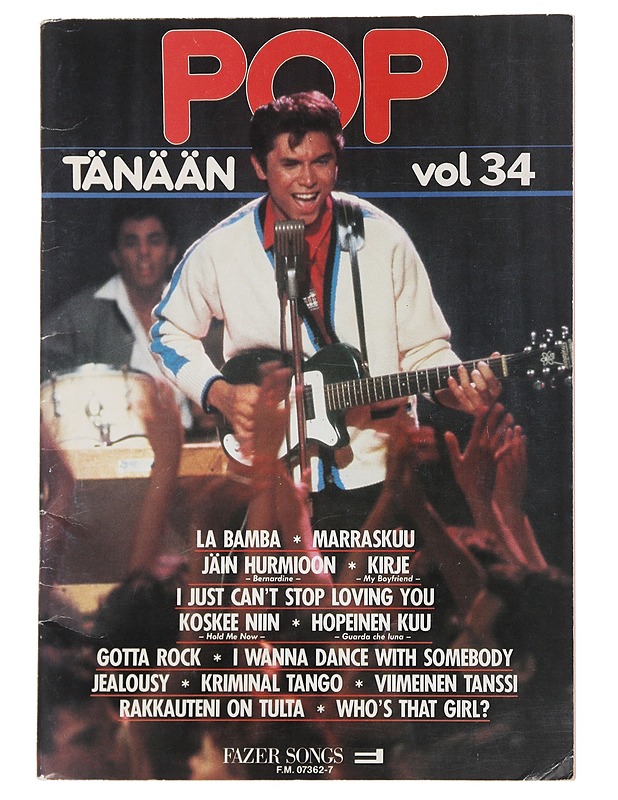 Pop : Vol 34 - Fazer Songs - Musiikki- ja elokuvakirjat - 10105501057 - 0