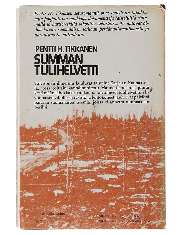 SUMMAN TULIHELVETTI - TIKKANEN, PENTTI H. - Romaanit ja novellit - 10105501067 - 1