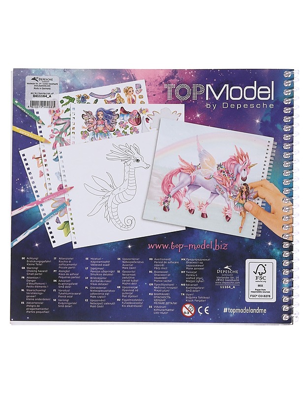 Create your Fantasy Friends, 375 stickers  - Nuorten kirjat - 10105501097 - 1