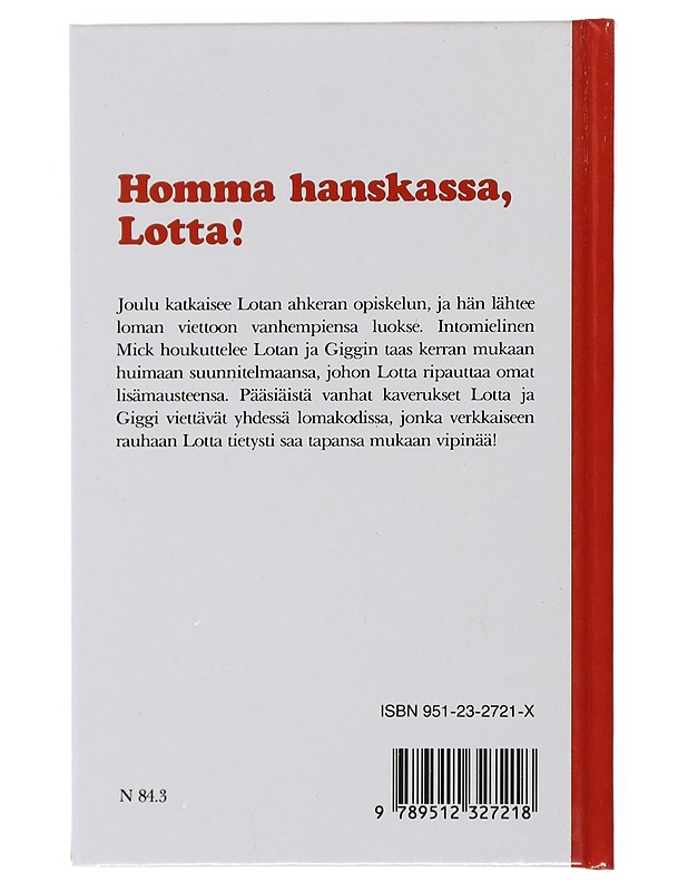 Homma hanskassa, Lotta! - Vik, Merri - Romaanit ja novellit - 10105501112 - 1