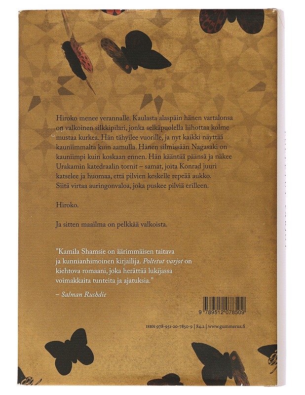 Poltetut varjot - Shamsie, Kamila - Historiakirjat - 10105501124 - 1