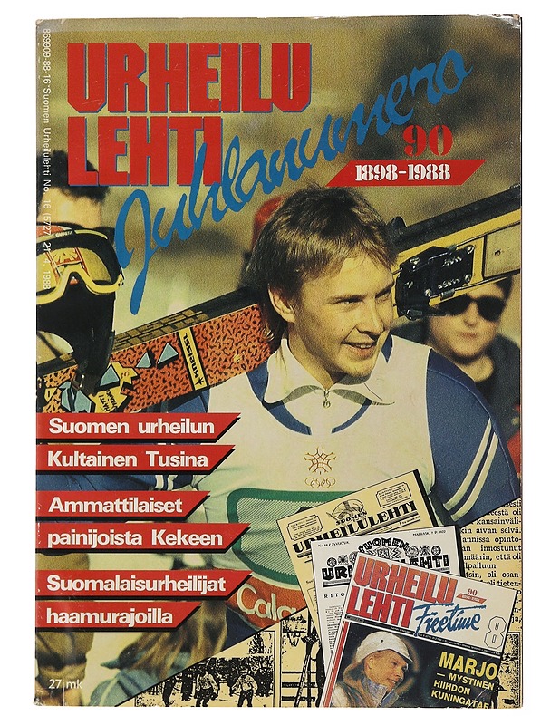 Urheilulehti juhlanumero 90,  1898-1988 - Lehdet - 10105501177 - 0