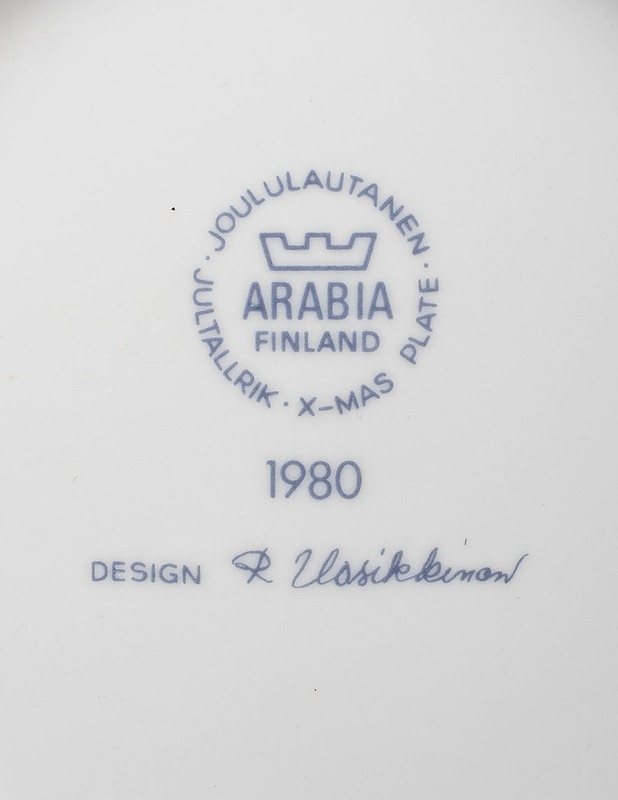 ARABIA 1980 joululautanen - Designsuosikit - 10105501225 - 3