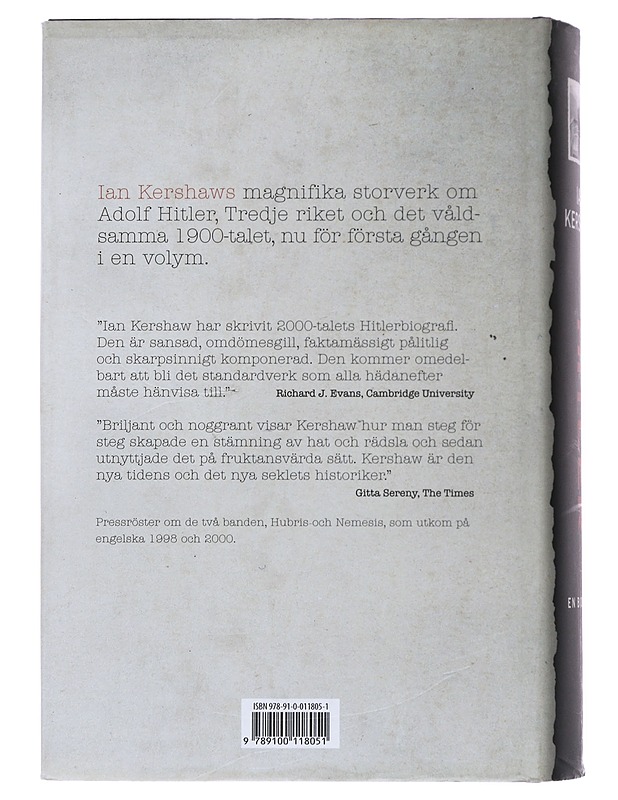 Hitler / en biografi - Kershaw, Ian - Elämäkerrat ja muistelmat - 10105501229 - 1
