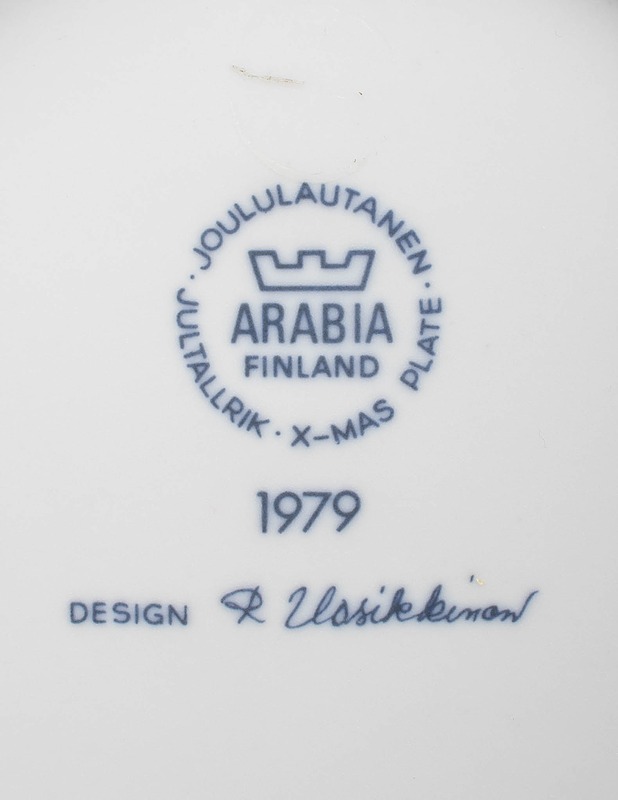ARABIA 1979 joululautanen - Designsuosikit - 10105501235 - 3