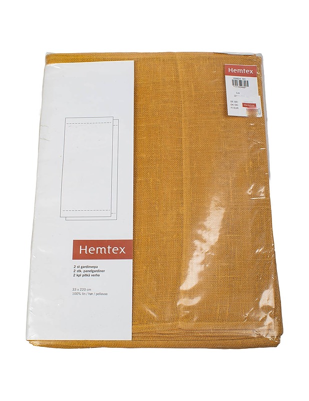 HEMTEX pitkä verho, 33x220 cm, 2 kpl - Verhot ja kapat - 10105501255 - 0
