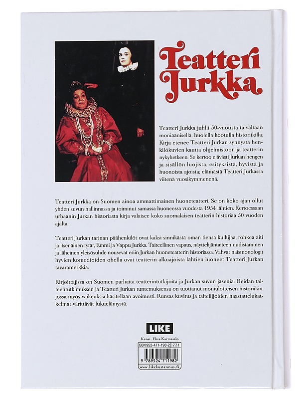Jurkka : teatteri huoneessa - Harju, Hannu - Elämäkerrat ja muistelmat - 10105501258 - 1