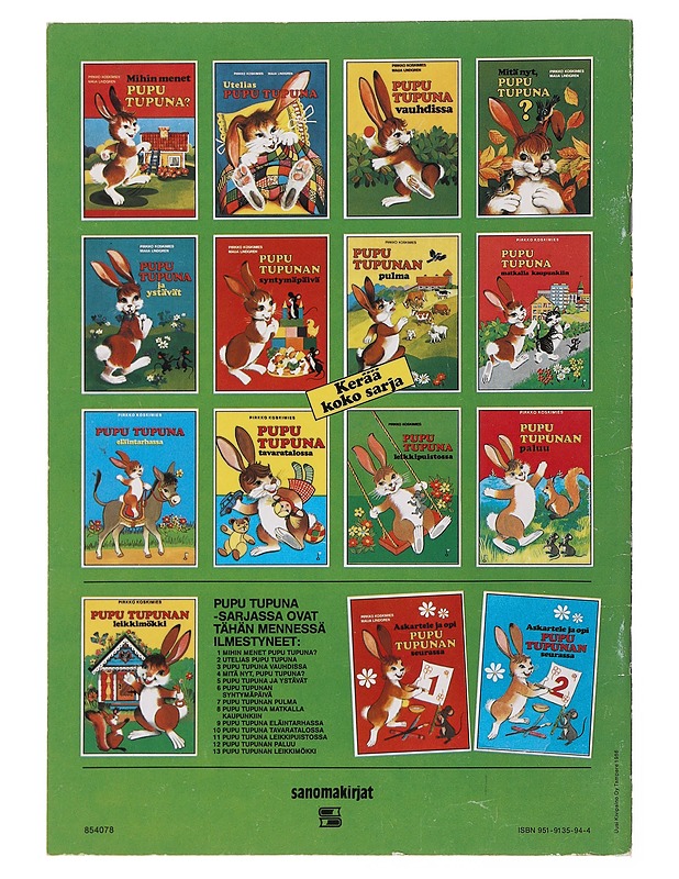 Pupu Tupuna leikkipuistossa - Pirkko Koskimies - Lastenkirjat - 10105501262 - 1