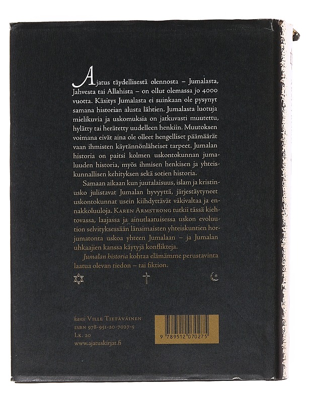 Jumalan historia - Armstrong, Karen - Historiakirjat - 10105501299 - 1