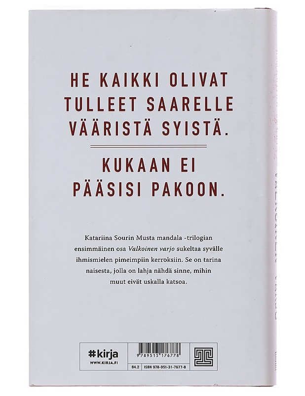 Valkoinen varjo - Katariina Souri - Jännitys ja dekkarit - 10105501307 - 1