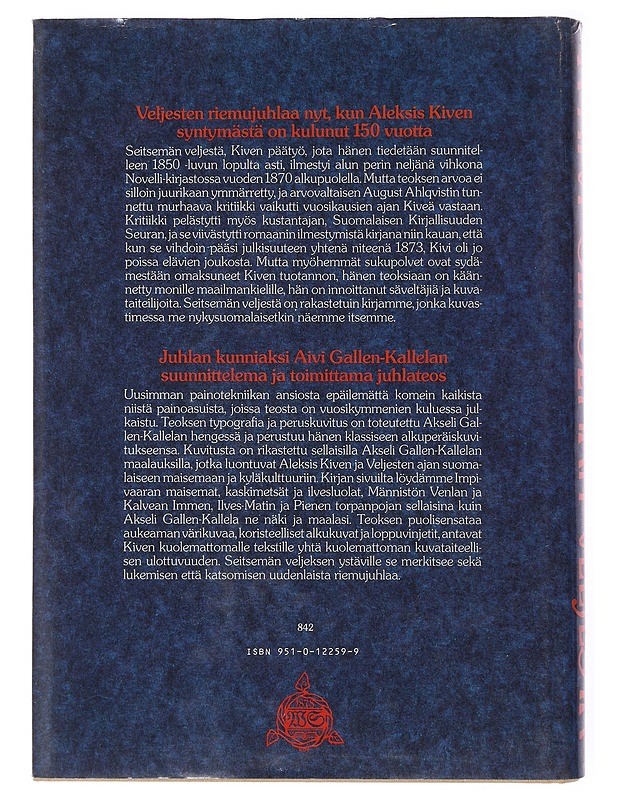 Seitsemän veljestä - Kivi, Aleksis - Romaanit ja novellit - 10105501335 - 1