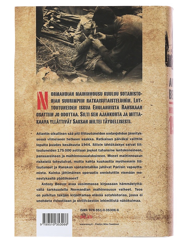 Normandia 1944 : maihinnoususta Pariisin vapauttamiseen - Beevor, Antony - Historiakirjat - 10105501414 - 1