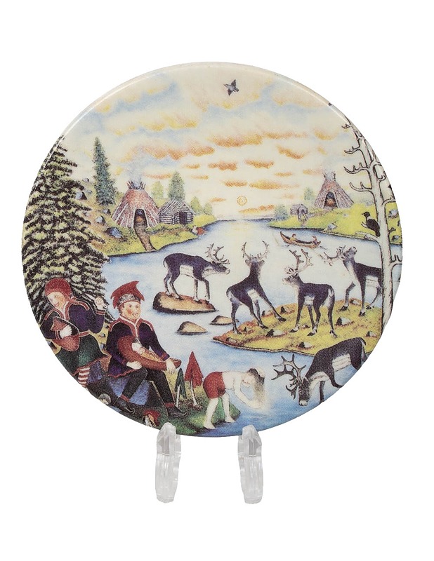 ARABIA Lappalaiset kesäaskareissa seinälautanen - Designsuosikit - 10105501484 - 0