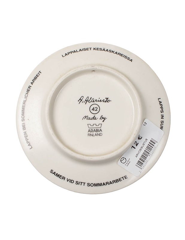 ARABIA Lappalaiset kesäaskareissa seinälautanen - Designsuosikit - 10105501484 - 1