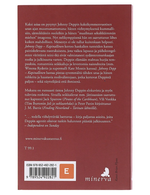 Johnny Depp : kapinallinen - Robb, Brian J. - Elämäkerrat ja muistelmat - 10105501483 - 1