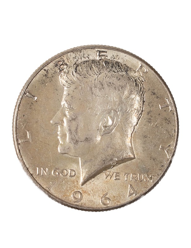 1964 Yhdysvaltain Kennedy-puolidollarin kolikko - Muut sisustustavarat - 10105501489 - 0