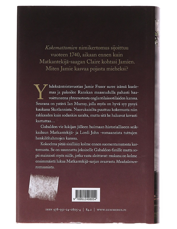 Kokemattomat : ja muita kertomuksia - Gabaldon, Diana - Romaanit ja novellit - 10105501677 - 1