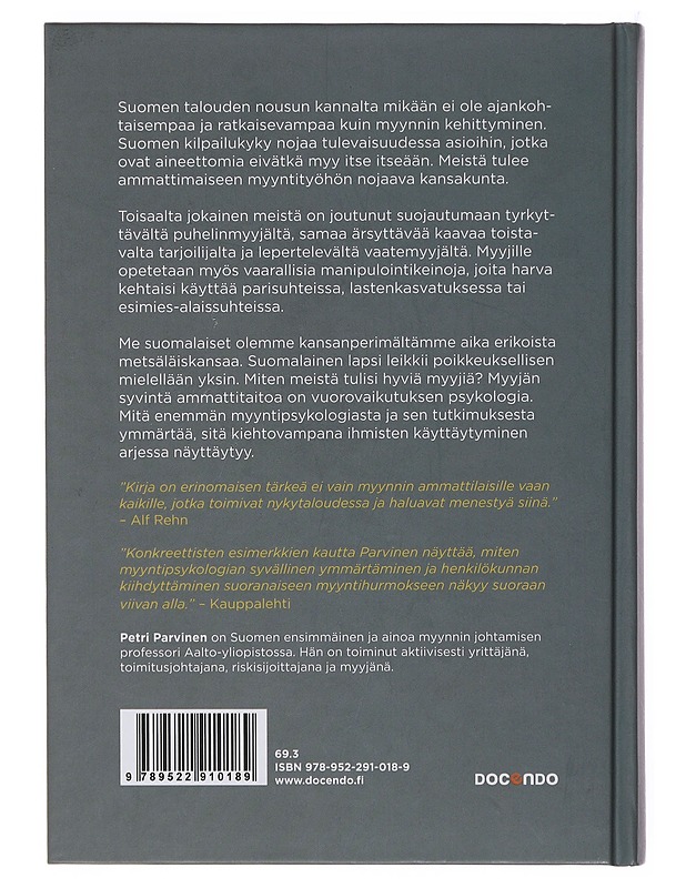 Myyntipsykologia : näin meille myydään - Parvinen, Petri - Tietokirjat ja oppaat - 10105501684 - 1