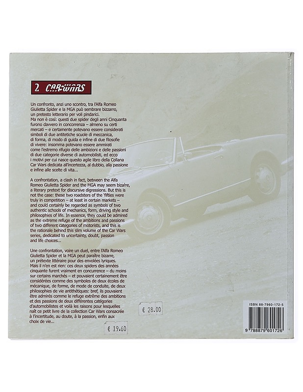 Alfa Romeo Giulietta Spider vs MGA - Alfieri , Bruno  - Tietokirjat - 10105501741 - 1